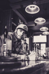 James Eardley at his Ecclesall Ale Club bar