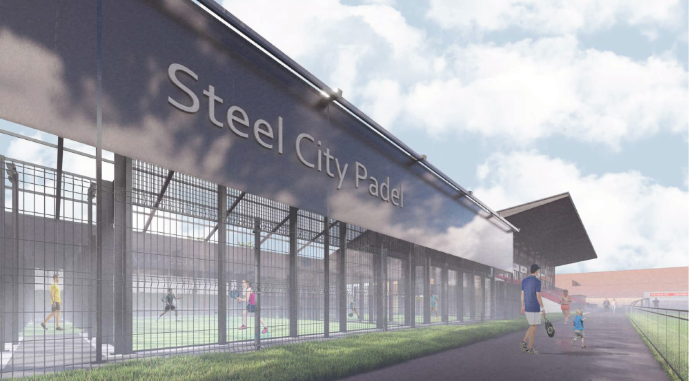 Steel City Stadium padel plans